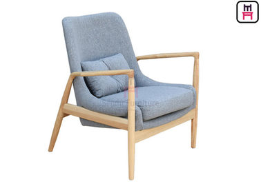 صندلی مبل صندلی Oak Wood Blue Nordic نوع مدرن 66 * 69 * 84 سانتی متر