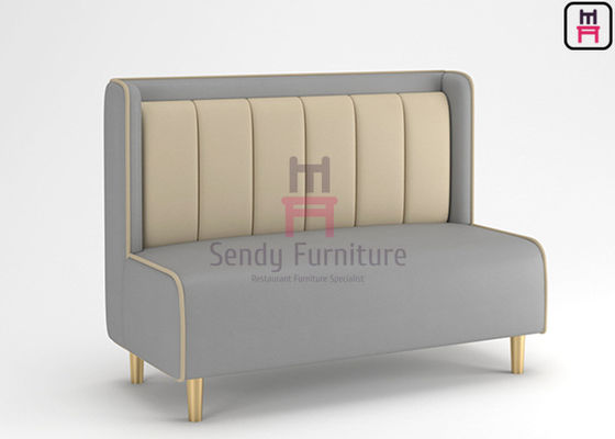 غرفه مبل روکش دار با پشت بالا دو رنگ 1.2cbm 4ft