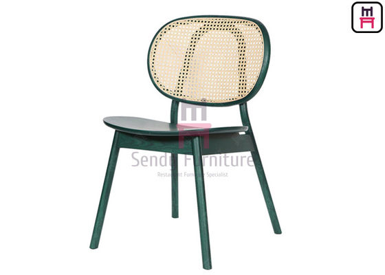 صندلی غذاخوری بدون بازوی عصای گرد چوب خاکستر 0.36cbm