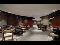 صندلی های رستورانی چوبی با سایز بزرگ با کوسن چرمی / قاب چوبی