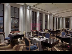 صندلی های بغل رستورانی چوبی گرد وینتیج صندلی کلاسیک لوکس با دکوری