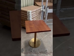 میز ناهار خوری رستوران بادوام داخلی به ضخامت 3/4/5 سانتی متر با صفحه چوبی جامد